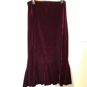 Sugic Couture Velour Skirt